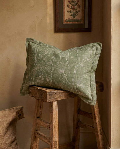 Oshadhi fabric by Coordonné in Moss, shown in a styled room