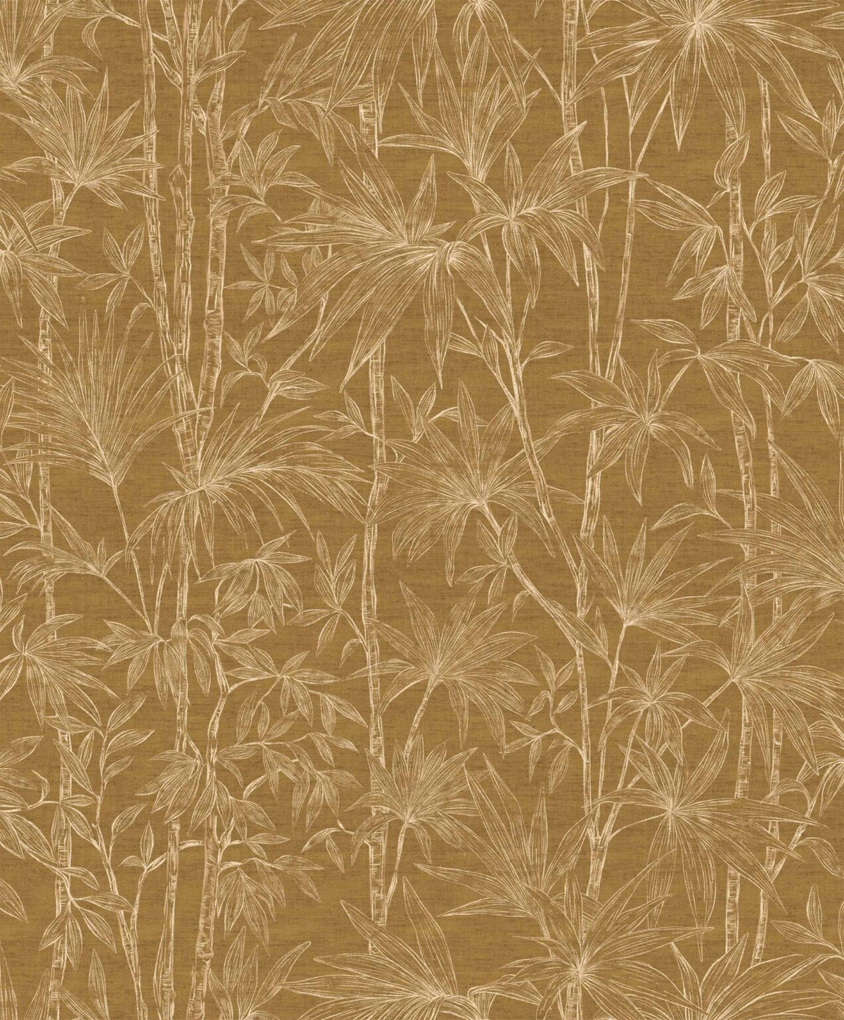 Oshadhi wallpaper by Coordonné in Curry, flat pattern view