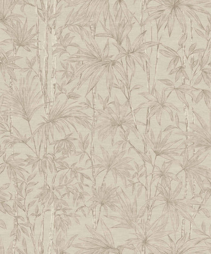 Oshadhi wallpaper by Coordonné in Swan, flat pattern view