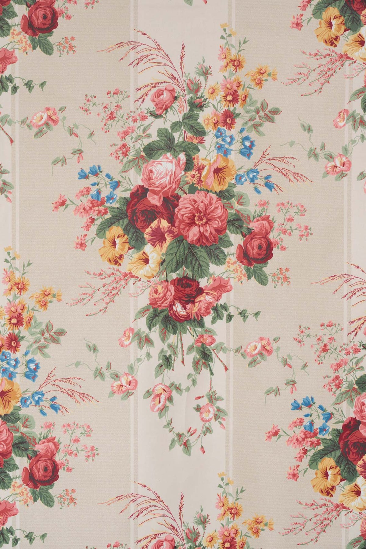 Osmington Fabric by Jean Monro in Neutral Stripe