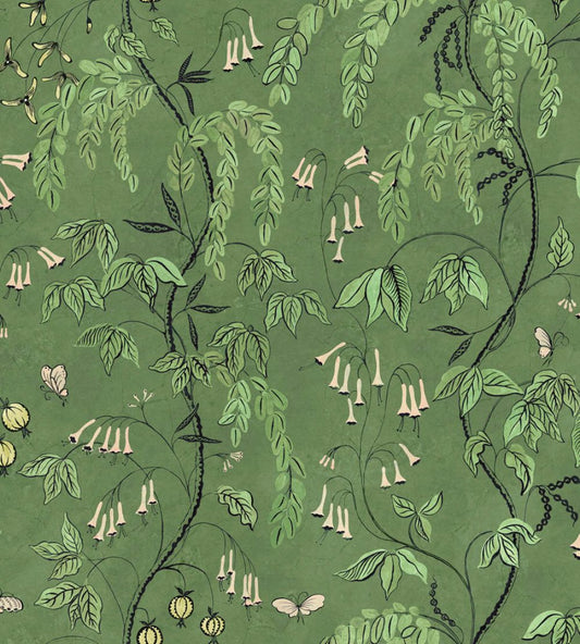 Ottilia Wallpaper by Sandberg Green
