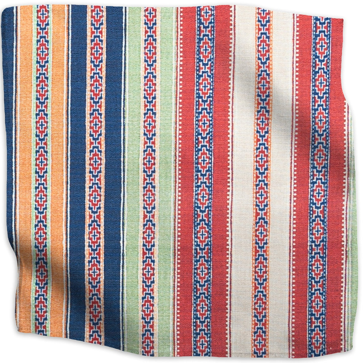 Ottoman Stripe Fabric by Kathryn M. Ireland in Royal Multi