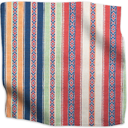 Ottoman Stripe Fabric by Kathryn M. Ireland in Royal Multi