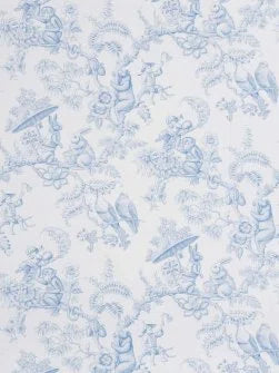 Ouistitis & Co Wallpaper by Pierre Frey in Ciel (FP345001)