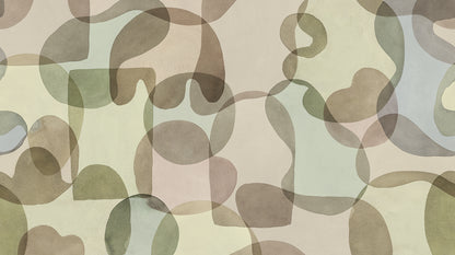 Overlap Pastel mural by Rebel Walls