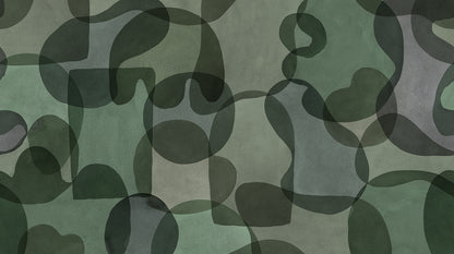 Overlap Green mural by Rebel Walls