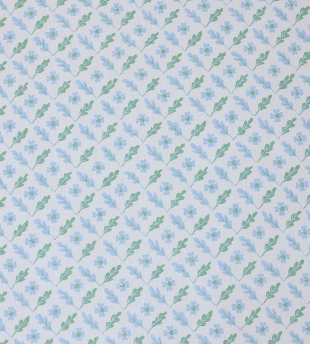 Oxalis Oak Fabric by Sophie Harpley Peppermint