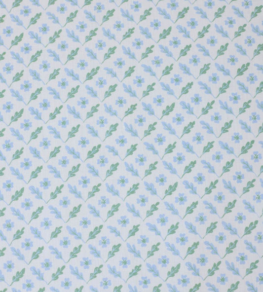 Oxalis Oak Fabric by Sophie Harpley Peppermint