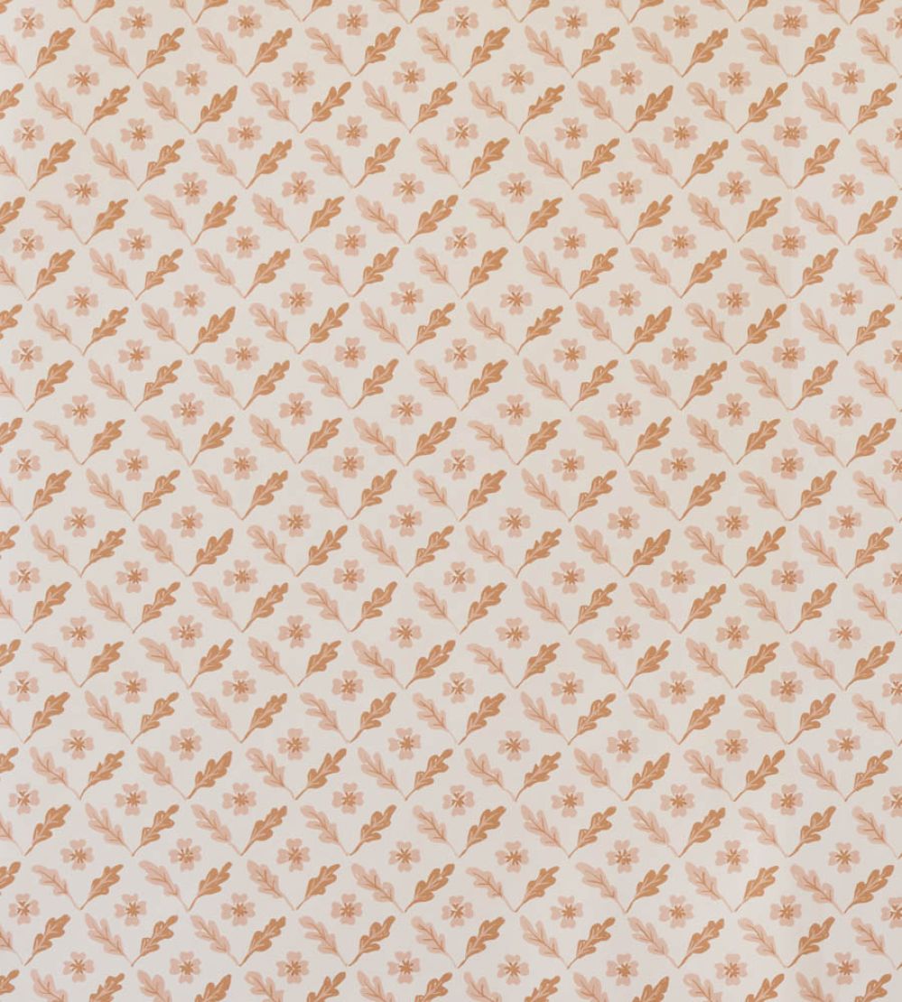 Oxalis Oak Wallpaper by Sophie Harpley Toffee