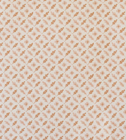 Oxalis Oak Wallpaper by Sophie Harpley Toffee