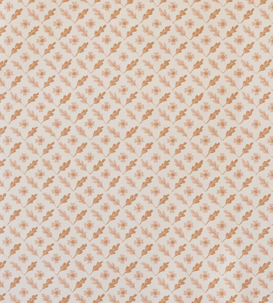 Oxalis Oak Wallpaper by Sophie Harpley Toffee