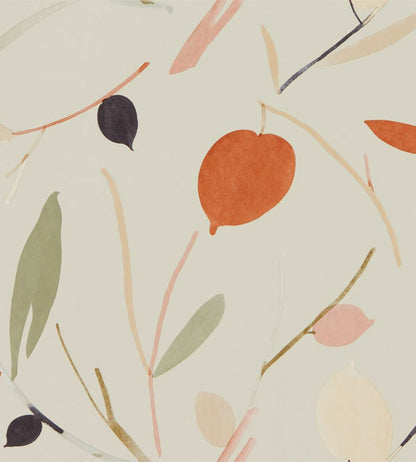 Oxalis Wallpaper by Scion Spice / Raffia