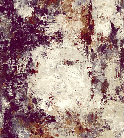 Oxidize Fabric by Arley House Plum / Stone