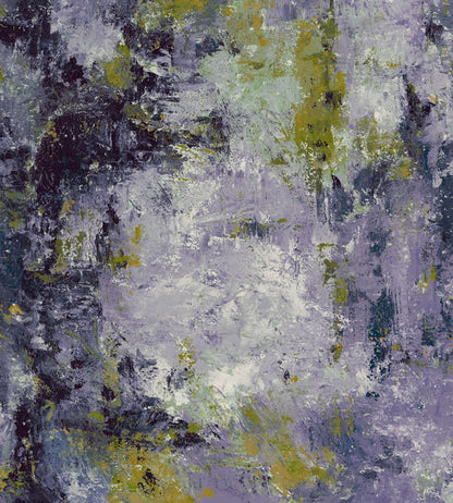 Oxidize Fabric by Arley House Purple / Moss