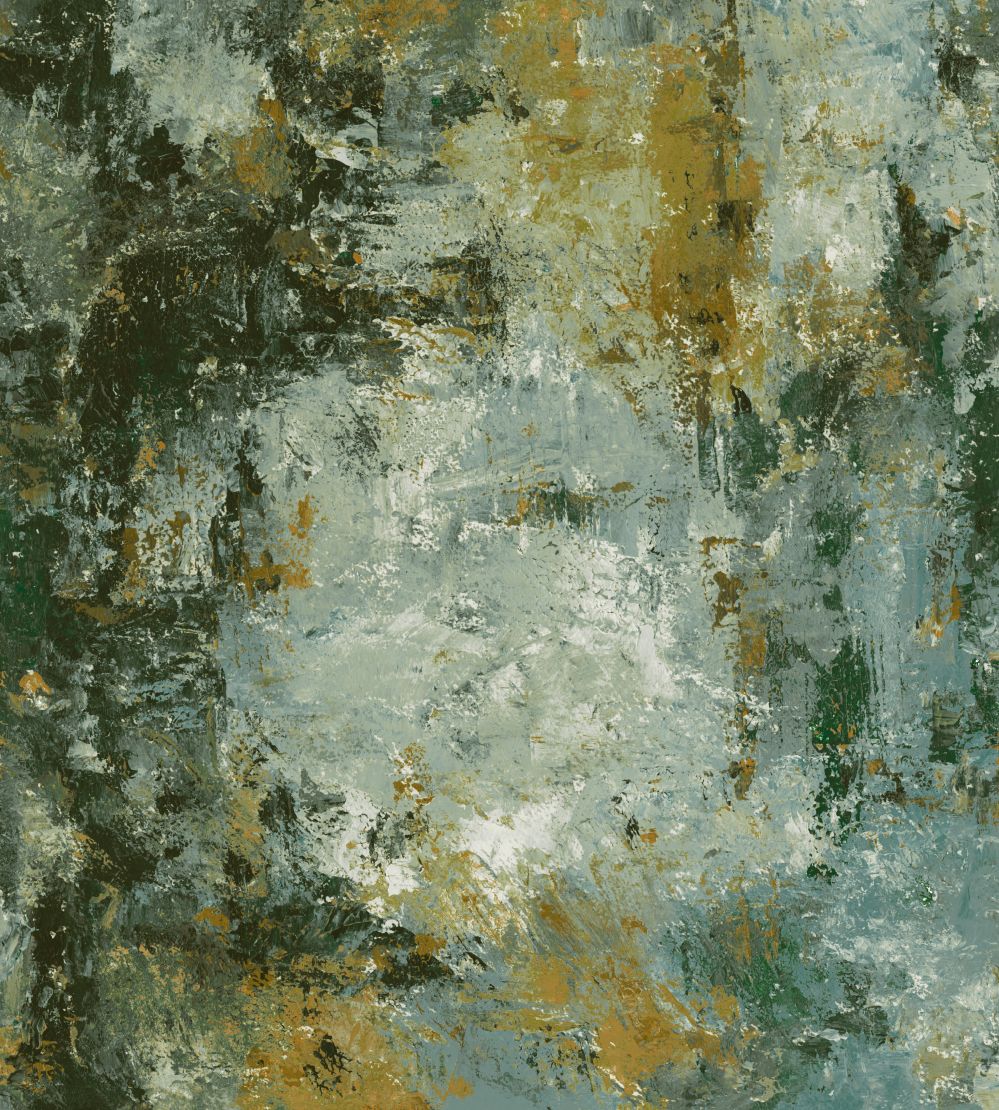 Oxidize Fabric by Arley House Sage / Gold