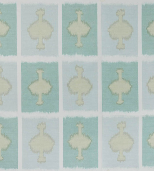 Ozone Performance Fabric by Christopher Farr Cloth Turchese