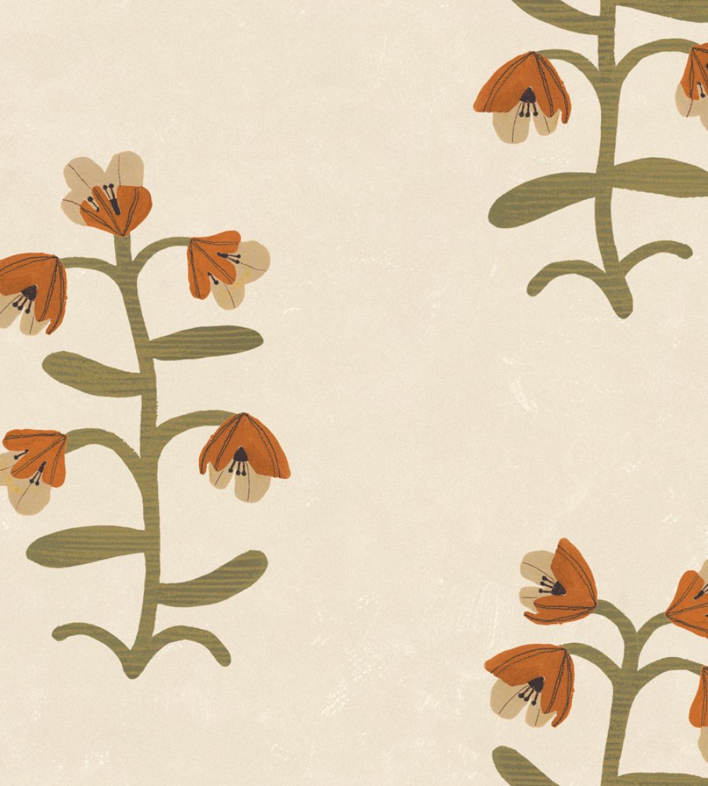 Pacific Blooming Wallpaper by Tres Tintas Beige
