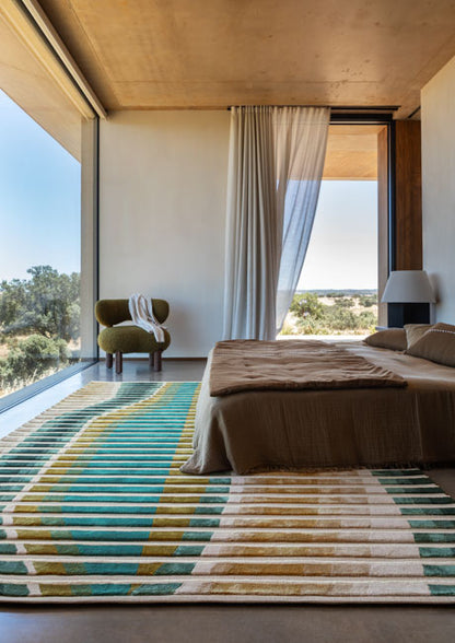 Pacifica Rug by Pierre Frey shown in a room setting (view 1)