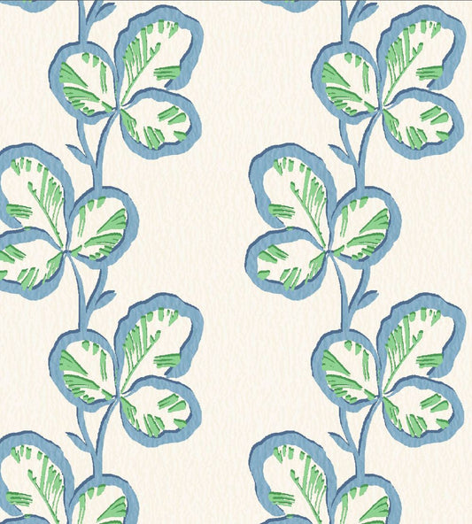 Paddy Wallpaper by Woodchip & Magnolia Denim Green