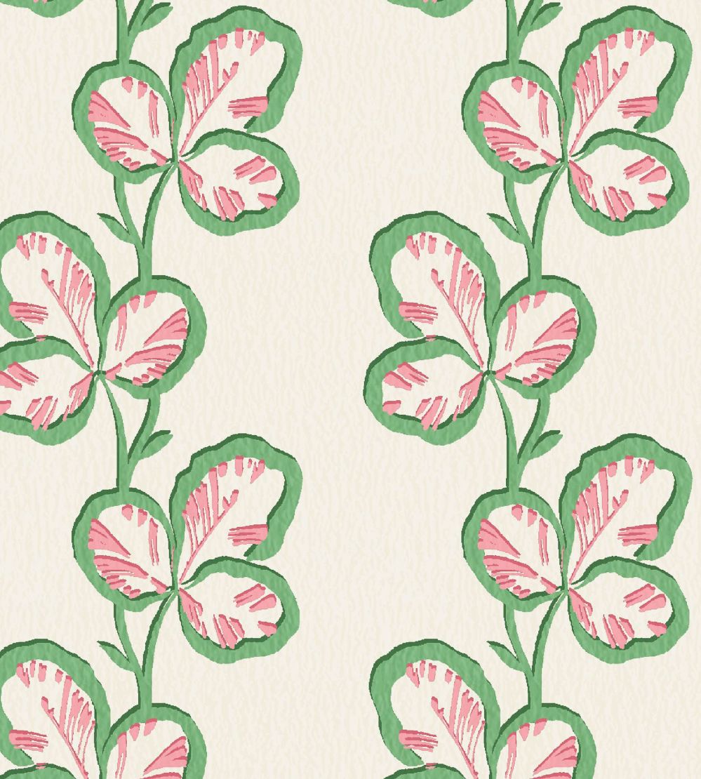 Paddy Wallpaper by Woodchip & Magnolia Moss Pink