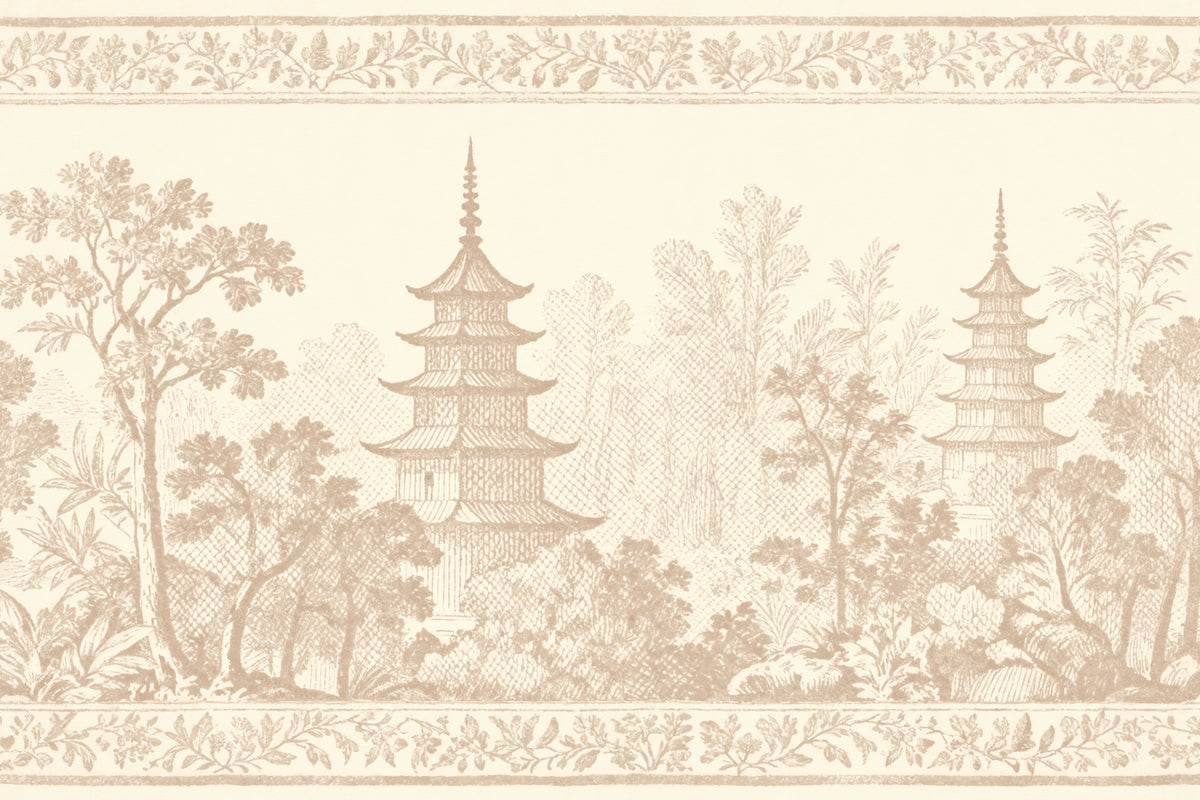 Pagoda Neutral mural by Hovia