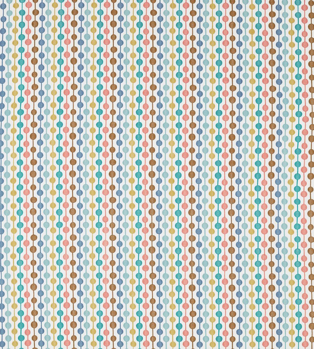 Paikka Fabric by Scion Pink Grapefruit / Sky / Julep