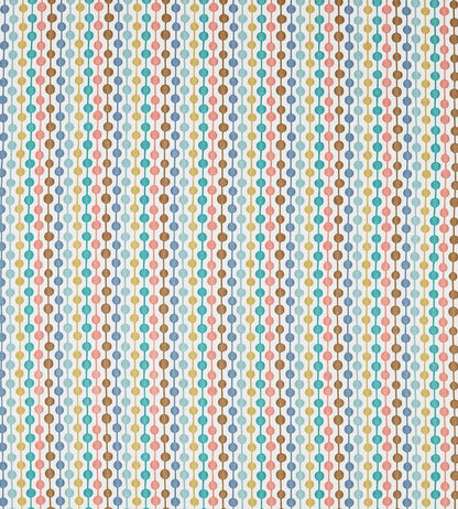 Paikka Fabric by Scion Pink Grapefruit / Sky / Julep