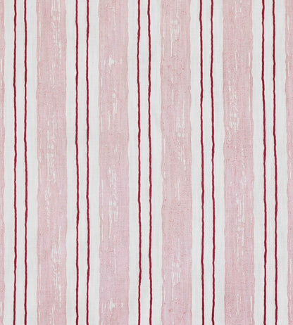 Painter's Stripe Fabric by Barneby Gates Pink