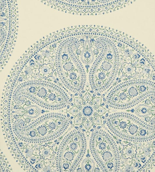 Paisley Circles Wallpaper by Sanderson Blue