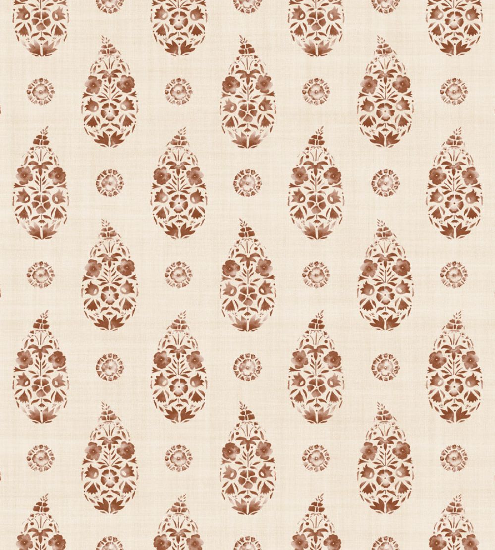 Paisley Wallpaper by Coordonne Clay
