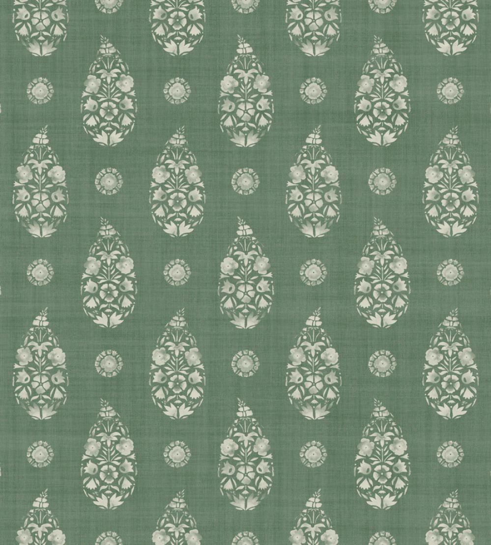 Paisley Wallpaper by Coordonne Emerald