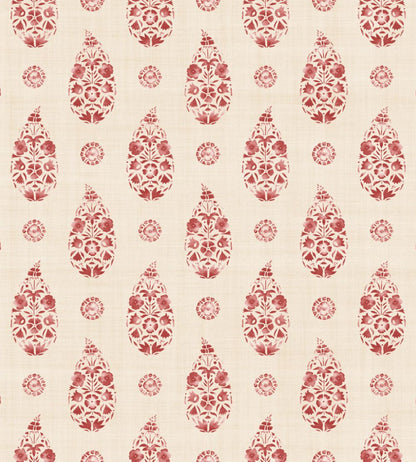 Paisley Wallpaper by Coordonne Red