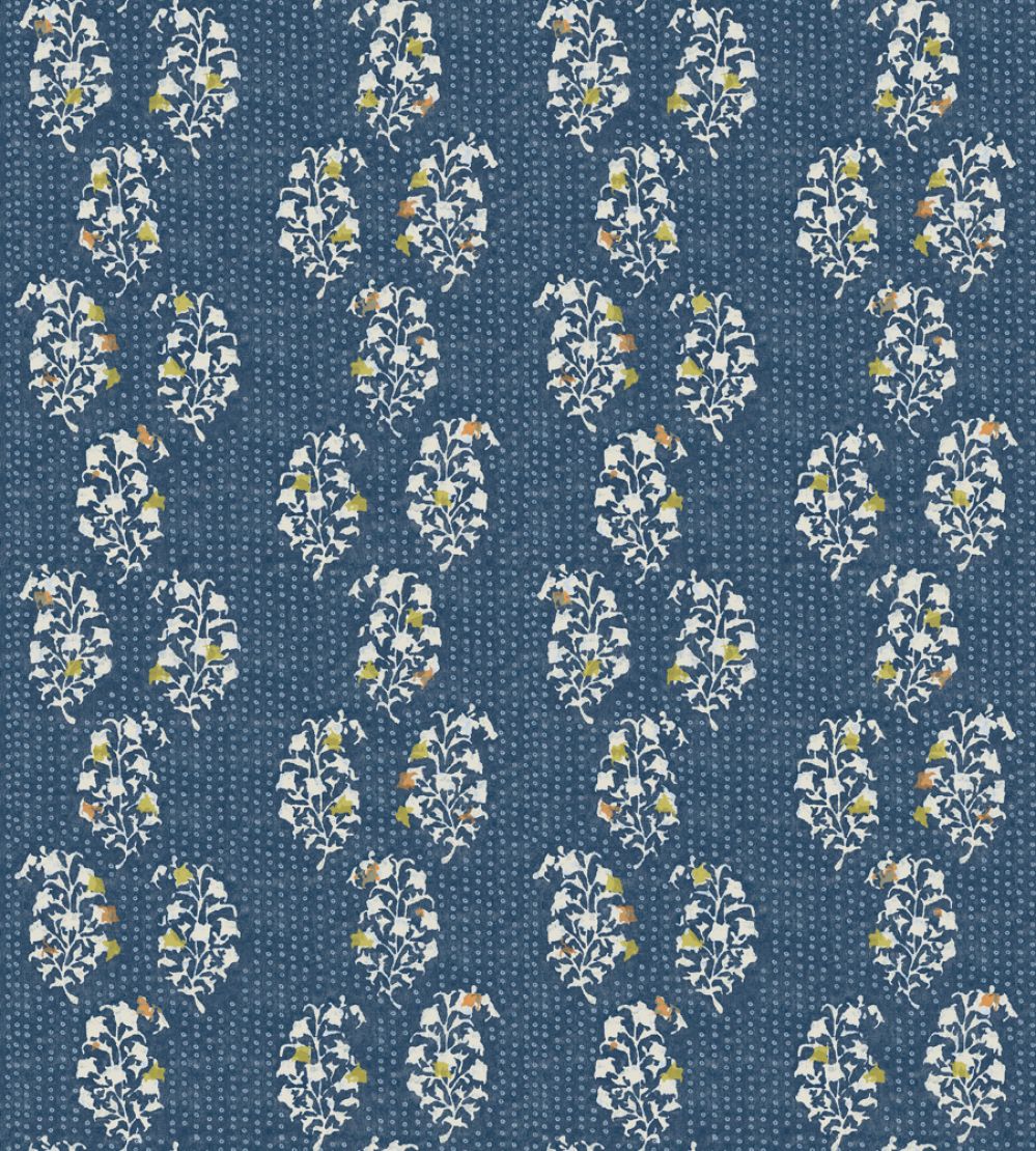 Paisley Wallpaper by DADO 03 Indigo