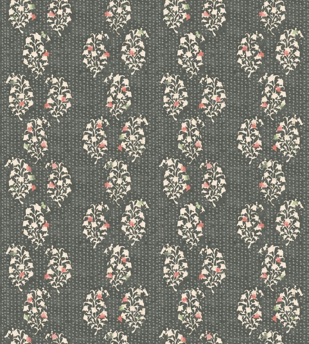 Paisley Wallpaper by DADO 04 Charcoal