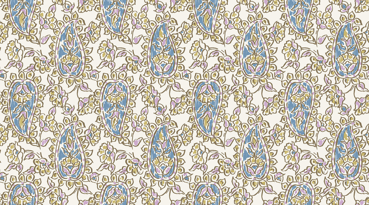 Paisley Gaura mural by Bien Fait