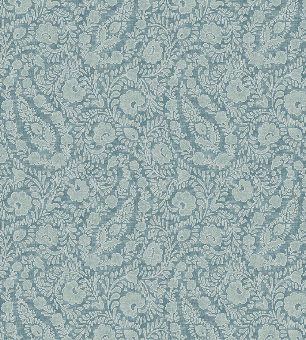 Paisley Patches Wallpaper by Eijffinger Slate Blue