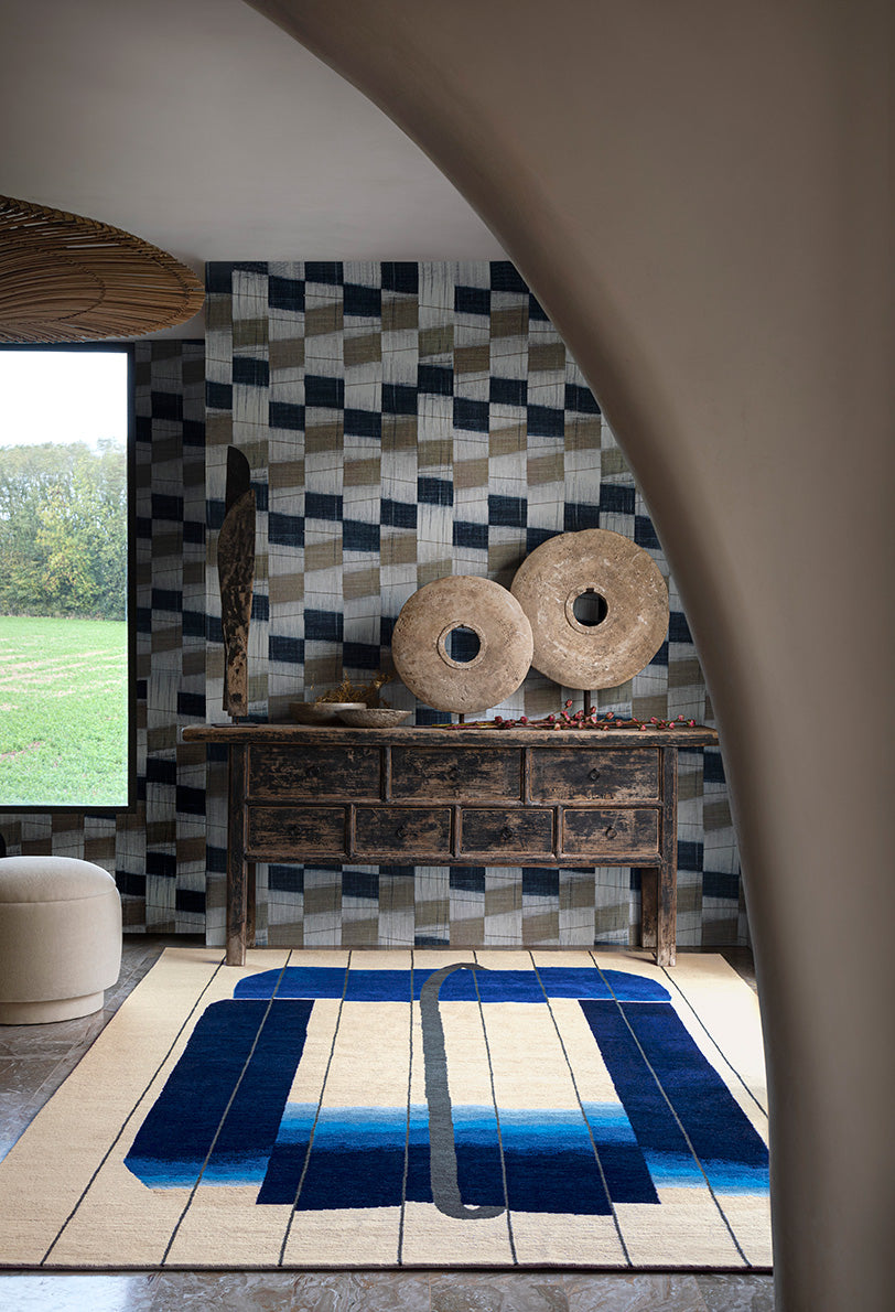 Pakku Rug by Pierre Frey shown in a room setting (view 2)