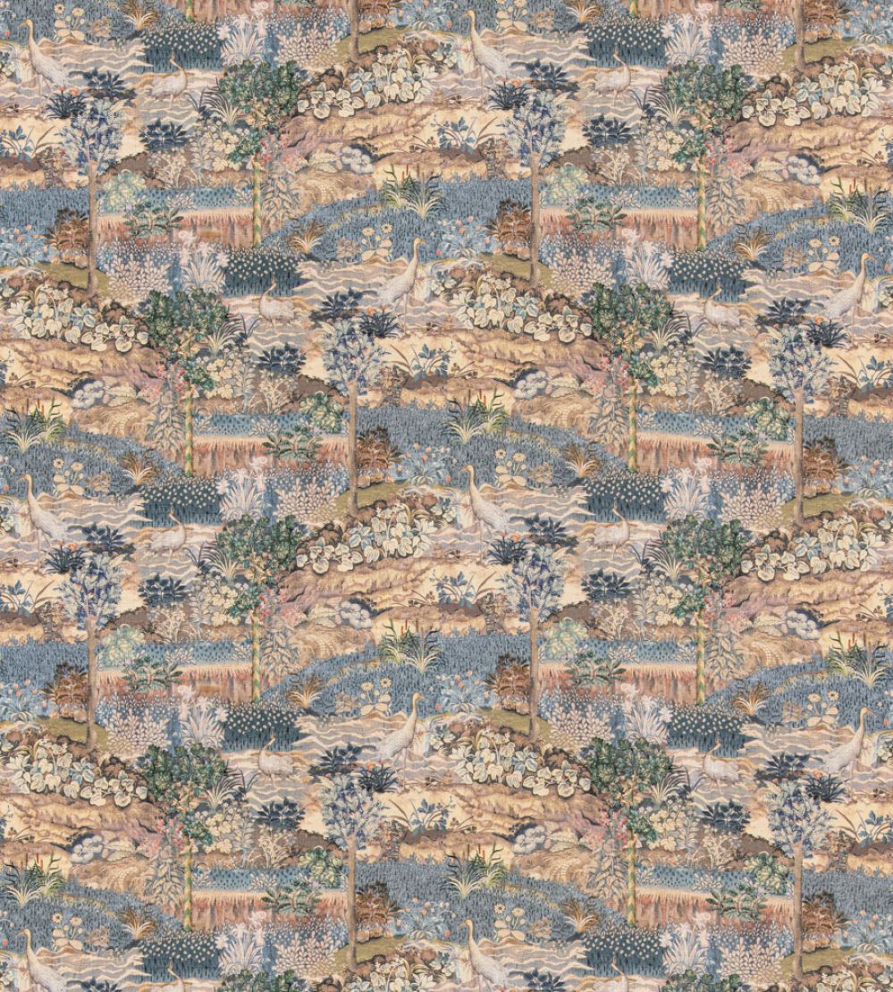 Palace Tapestry Fabric by GP & J Baker Royal Blue