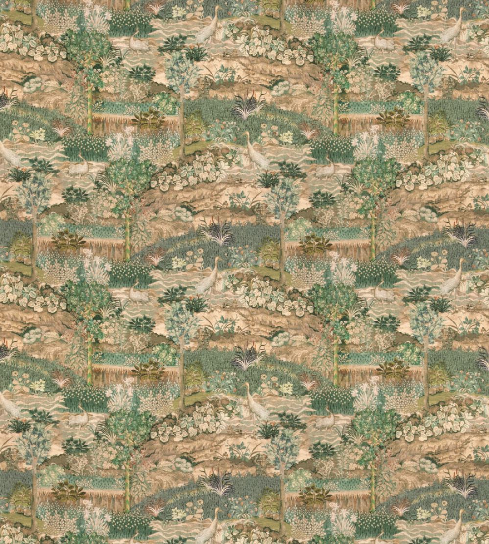 Palace Tapestry Fabric by GP & J Baker Royal Green