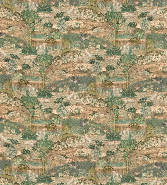 Palace Tapestry Fabric by GP & J Baker Royal Green