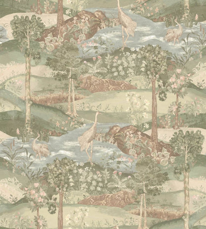 Palace Tapestry Wallpaper by GP & J Baker Antique