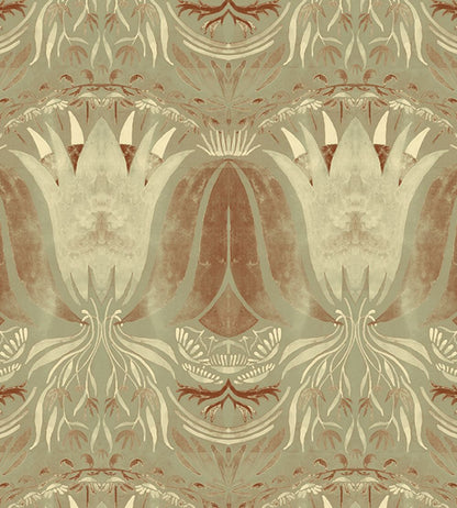 Palau Wallpaper by Tres Tintas Green