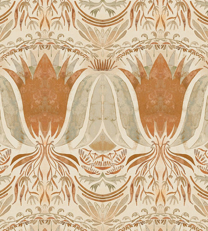 Palau Wallpaper by Tres Tintas Orange