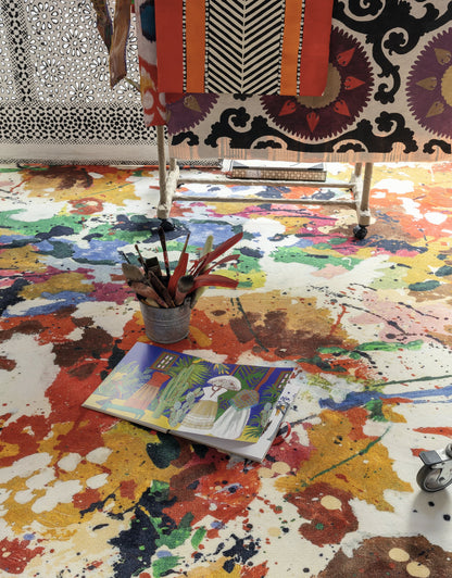 Palette Rug by Pierre Frey shown in a room setting (view 2)