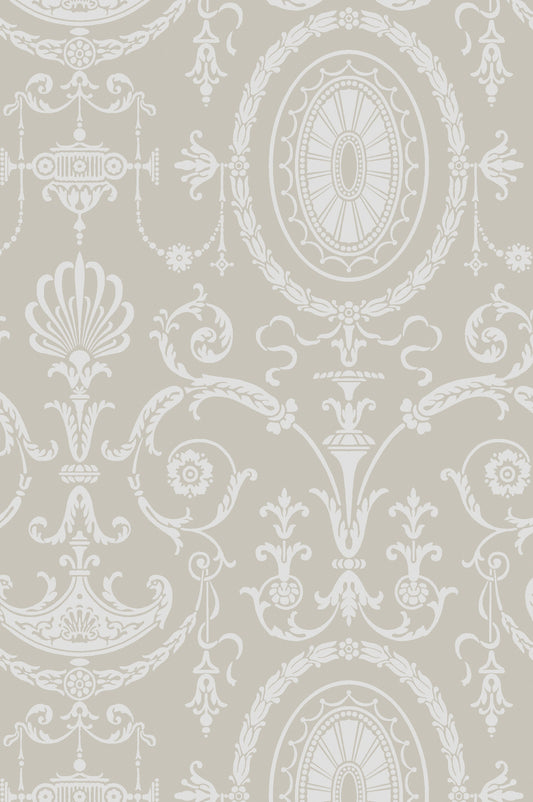 Pall Mall wallpaper by Little Greene in Brume