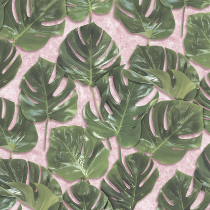Monstera Green/Blush by Woodchip & Magnolia