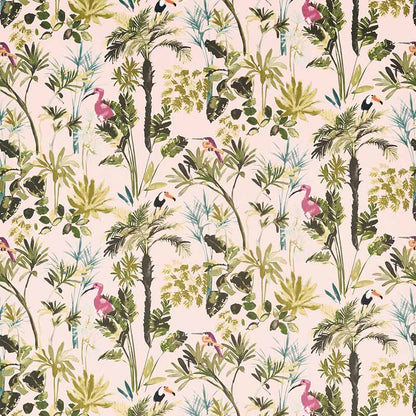 Palm Blush Velvet fabric by Clarke & Clarke