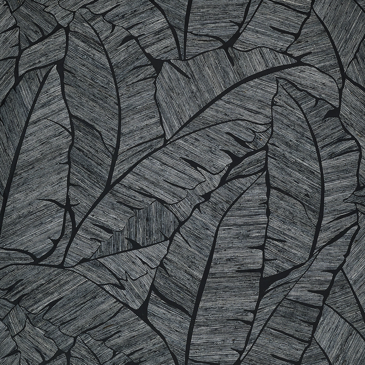 Palm Paradise Wallpaper by Phillip Jeffries in Midnight Palms (PJ 10566)