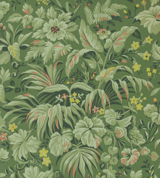 Palmette Wallpaper by 1838 Wallcoverings Forest