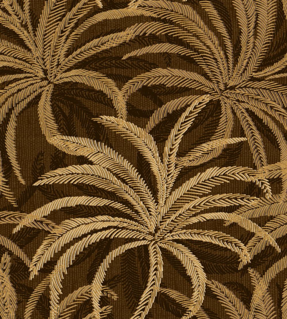 Palmetto Fabric by Arley House Cacao